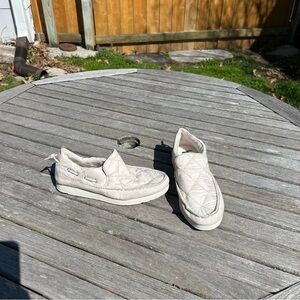 Sperry • Women's Moc-Sider Nylon Slip-On cream Size‎ 8.5